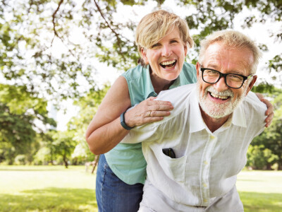 couple de senior heureux